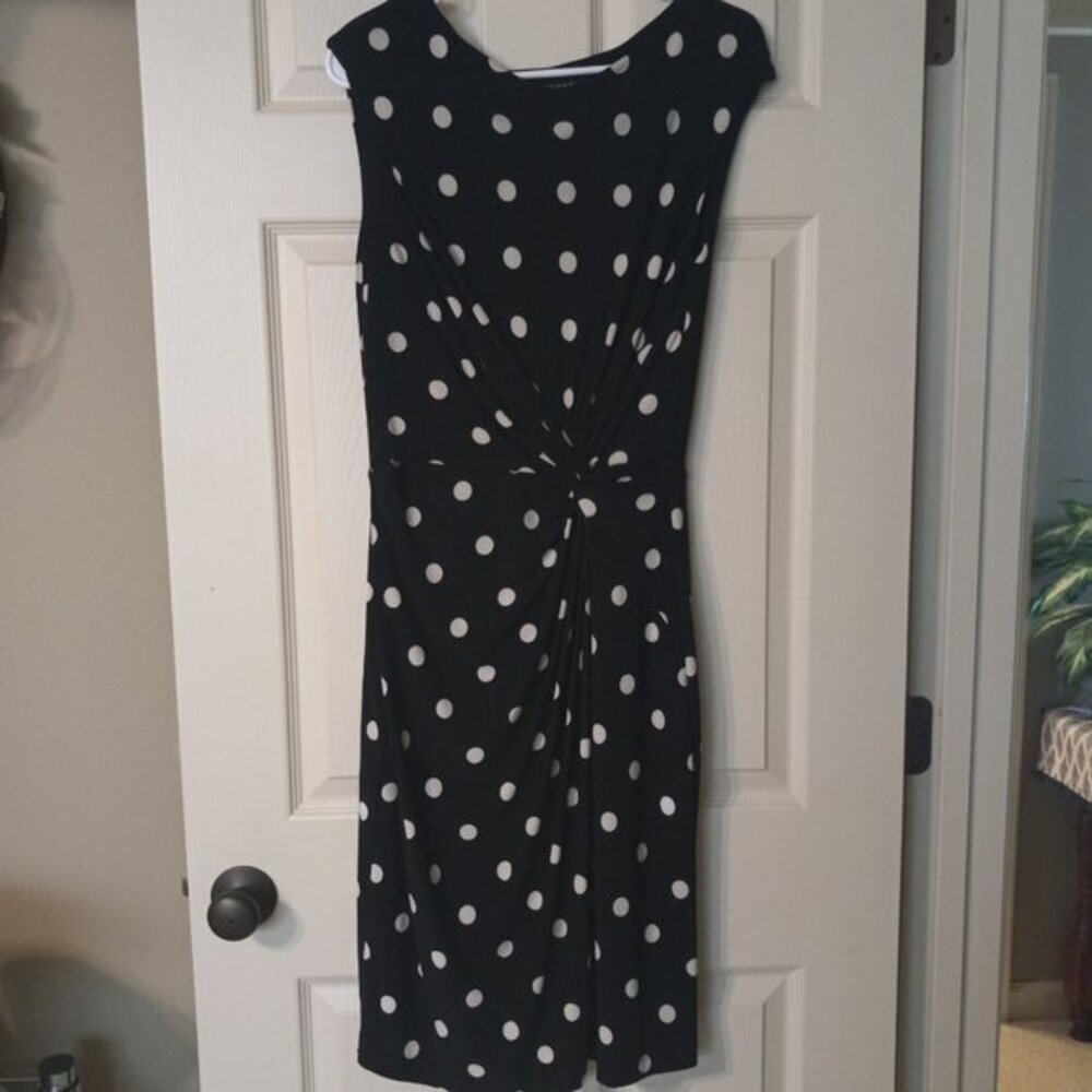 Black and Tan Lauren Ralph Lauren Dress Women's Size 12 - Picture 1 of 4